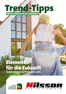 Aktueller Nilsson Baufachzentrum Prospekt für Belm und Ungebung, Seiten zum blättern Nilsson Baufachzentrum Prospekt Trend-Tipps für die energetische Sanierung mit Seiten in Belm und Umgebung