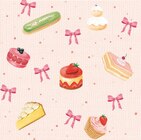 20 Serviettes Thème Pâtisserie - MESA BELLA dans le catalogue Intermarché Super