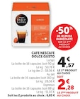 Café Dolce Gusto - Nescafé en promo chez U Express Vincennes à 2,28 €