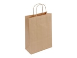 Promo 50 Sacs cadeau kraft - poignées torsadées - 18 cm x 8 cm x 22 cm - brun à 8,99 € dans le catalogue Bureau Vallée à Vaulx-en-Velin