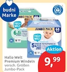 Premium Windeln XL von Hallo Welt für 9,99 € bei budni im Angebot Premium Windeln XL von Hallo Welt im aktuellen budni Prospekt