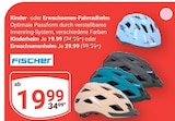 Kinder-Fahrradhelm Angebote von Fischer bei GLOBUS Bochum für 19,99 €