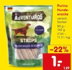 Hundesnacks im Angebot bei Netto Marken-Discount in Beckum Hundesnacks Angebote von Purina bei Netto Marken-Discount Beckum für 1,00 €