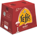 Bière d'abbaye Ruby 5° - Leffe - Aldi à Boulogne-Billancourt Bière d'abbaye Ruby 5° - Leffe en promo chez Aldi Boulogne-Billancourt à 13,93 €