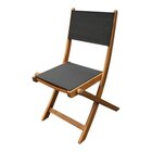 Chaise acacia/textilène "FASIA" - L. 55 x l. 60 x H. 90 cm - Brico Dépôt à Sainte-Geneviève-des-Bois Chaise acacia/textilène "FASIA" - L. 55 x l. 60 x H. 90 cm en promo chez Brico Dépôt Sainte-Geneviève-des-Bois à 34,90 €