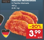 Hähnchen-Minutensteaks im Netto Marken-Discount Prospekt Hähnchen-Minutensteaks von im aktuellen Netto Marken-Discount Prospekt für 3,99 €