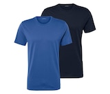 Tchibo im Supermarkt - 2 T-Shirts, navy, blau Angebot im Prospekt 2 T-Shirts, navy, blau bei Tchibo im Supermarkt im Prospekt "" für 14,99 €