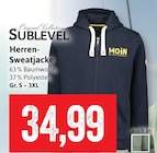 Herren-Sweatjacke im Angebot bei Kaufhaus Stolz in Rostock Herren-Sweatjacke Angebote von SUBLEVEL bei Kaufhaus Stolz Rostock für 34,99 €