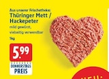 Thüringer Mett / Hackepeter für 5,99 € bei E center im Angebot Thüringer Mett / Hackepeter im aktuellen E center Prospekt