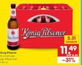 König Pilsener im Angebot bei Netto Marken-Discount in Norderstedt König Pilsener Angebote bei Netto Marken-Discount Norderstedt für 11,49 €