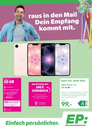 EP: Prospekt für Kulmbach: "raus in den Mai! Dein Empfang kommt mit.", 4 Seiten, 01.05.2026 - 31.05.2026
