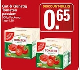 Tomaten passiert im Angebot bei WEZ in Minden Tomaten passiert Angebote von Gut & Günstig bei WEZ Minden für 0,65 €