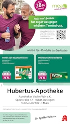 mea - meine apotheke Prospekt für Ratingen mit 4 Seiten mea - meine apotheke Prospekt für Ratingen: "Unsere September-Angebote", 4 Seiten, 01.09.2025 - 30.09.2025