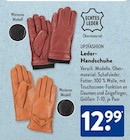 Leder-Handschuhe von UP2FASHION im aktuellen ALDI SÜD Prospekt für 12,99 €