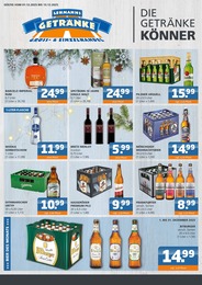 Aktueller Getränke Lehmann - Getränke A-Z Getränkemärkte Prospekt für Wriezen: DIE GETRÄNKEKÖNNER mit 4} Seiten, 01.12.2025 - 13.12.2025