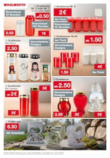 Grablicht Angebot im Woolworth Prospekt, gültig von 24.10.2025 bis 03.11.2025 Grablicht Angebot im aktuellen Woolworth Prospekt auf Seite 22