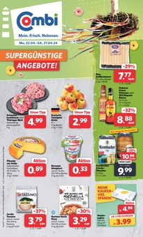 Krombacher im combi Prospekt "Markt - Angebote" mit 24 Seiten (Emden)