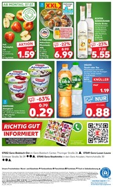 Volvic im Kaufland Prospekt in Gera Aktueller Kaufland Prospekt mit Volvic, "Aktuelle Angebote", Seite 52