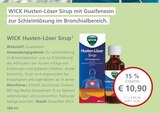 Husten-Löser Sirup von WICK im aktuellen LINDA Prospekt für 10,90 €