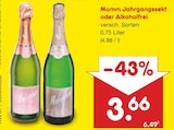 Jahrgangssekt im Angebot bei Netto Marken-Discount in Rheda-Wiedenbrück Jahrgangssekt Angebote von Mumm bei Netto Marken-Discount Rheda-Wiedenbrück für 3,66 €