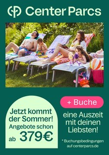Wasser im Center Parcs Prospekt "Genieße endlich Sommertage!" mit 1 Seiten (Dortmund)