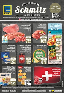 EDEKA Prospekt der Woche "Aktuelle Angebote" Seite 1, 07.07.2025 bis 12.07.2025 für Leverkusen Aktueller EDEKA Prospekt "Aktuelle Angebote" Seite 1 von 24 Seiten für Leverkusen