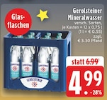 Mineralwasser Angebote von Gerolsteiner bei E center Herten für 4,99 €