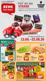 REWE Biomärkte Prospekt der aktuellen Woche mit 26 Seiten, gültig von 08.06.2026 bis 13.06.2026, in Reutlingen und Umgebung Aktueller REWE Biomärkte Prospekt in Reutlingen und Umgebung, "Dein Markt" mit 26 Seiten, 08.06.2026 - 13.06.2026