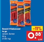Aktuelle Mettwurst Angebote bei Netto Marken-Discount in Hamburg Aktuelles Kabanossi to go Angebot bei Netto Marken-Discount in Hamburg ab 0,88 €