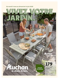 Prospectus Auchan Hypermarché à Boussac, "VIVEZ VOTRE JARDIN.", 41 pages, 03/03/2026 - 14/06/2026