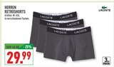 Herren Retroshorts Angebote von Lacoste bei Marktkauf Haltern am See für 29,99 €