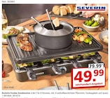 Raclette-Fondue Kombination 2-in-1 im Segmüller Prospekt Raclette-Fondue Kombination 2-in-1 von SEVERIN im aktuellen Segmüller Prospekt für 49,99 €