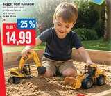 Bagger oder Radlader bei Kaufhaus Stolz im Usedom Prospekt für 14,99 €