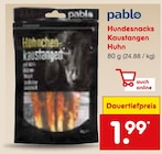 Hundesnacks Kaustangen Huhn im Angebot bei Netto Marken-Discount in Aachen Hundesnacks Kaustangen Huhn Angebote von pablo bei Netto Marken-Discount Aachen für 1,99 €