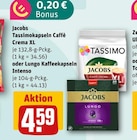 Aktuelle Kaffeevollautomat Angebote bei REWE in Essen Aktuelles Tassimokapseln Caffè Crema XL oder Lungo Kaffeekapseln Intenso Angebot bei REWE in Essen ab 4,59 €