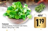 EDEKA - Feldsalat Angebot im Prospekt Feldsalat bei EDEKA im Prospekt "" für 1,19 €