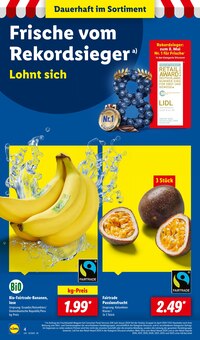 Bananen im aktuellen Lidl Prospekt (Mainz) Bananen im Lidl Prospekt "LIDL LOHNT SICH" mit 71 Seiten (Mainz)