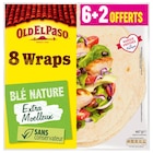 Wrap blé nature - OLD EL PASO en promo chez Carrefour Wrap blé nature - OLD EL PASO dans le catalogue Carrefour