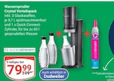 Wassersprudler Crystal Vorteilspack von sodastream für 79,99 € bei GLOBUS im Angebot Wassersprudler Crystal Vorteilspack von sodastream im aktuellen GLOBUS Prospekt