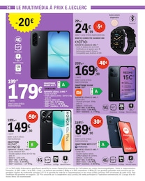 Prix et réduction Smartphone dans le prospectus E.Leclerc en cours Offre Smartphone dans le catalogue E.Leclerc du moment à la page 36