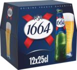 BIÈRE BLONDE 1664 - 1664 - Auchan Hypermarché à Saint-Denis BIÈRE BLONDE 1664 - 1664 en promo chez Auchan Hypermarché Saint-Denis à 7,65 €