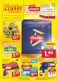Netto Marken-Discount Prospekt "Aktuelle Angebote" für Dahmen, 46 Seiten, 23.01.2023 - 28.01.2023 Netto Marken-Discount Prospekt "Aktuelle Angebote" für Dahmen, 46 Seiten, 23.01.2023 - 28.01.2023