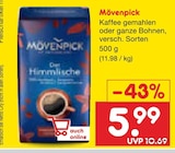 Kaffee gemahlen oder ganze Bohnen bei Netto Marken-Discount im Prospekt "" für 5,99 €