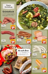 REWE Bratwurst im Prospekt 