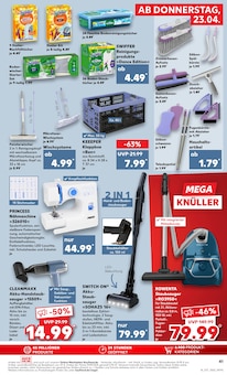 Nähmaschine im Kaufland Prospekt "Aktuelle Angebote" mit 54 Seiten (Hamm)
