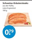Aktuelle Steak Angebote bei V-Markt in Regensburg Aktuelles Schweine-Kräutersteaks Angebot bei V-Markt in Regensburg ab 0,79 €