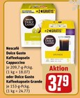 Kaffeekapseln Cappuccino oder Kaffeekapseln Grande im Angebot bei REWE in Gütersloh Kaffeekapseln Cappuccino oder Kaffeekapseln Grande Angebote von Nescafé Dolce Gusto bei REWE Gütersloh für 3,79 €