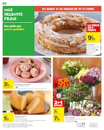 Prix et réduction Beignet chocolat dans le prospectus Carrefour Market en cours Offre Beignet chocolat dans le catalogue Carrefour Market du moment à la page 22