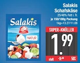 Schafskäse Natur im EDEKA Prospekt Schafskäse Natur von Salakis im aktuellen EDEKA Prospekt für 1,99 €
