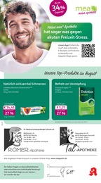 Der aktuelle mea - meine apotheke Prospekt Unsere August-Angebote